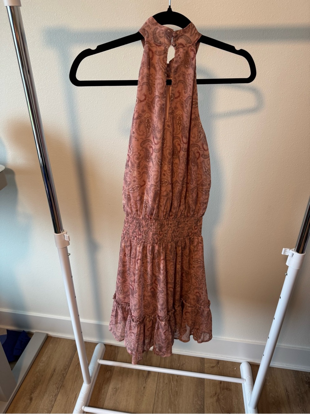 Sweet Lemon Paisley Halter Boho Dress Size Small - Picture 5 of 9
